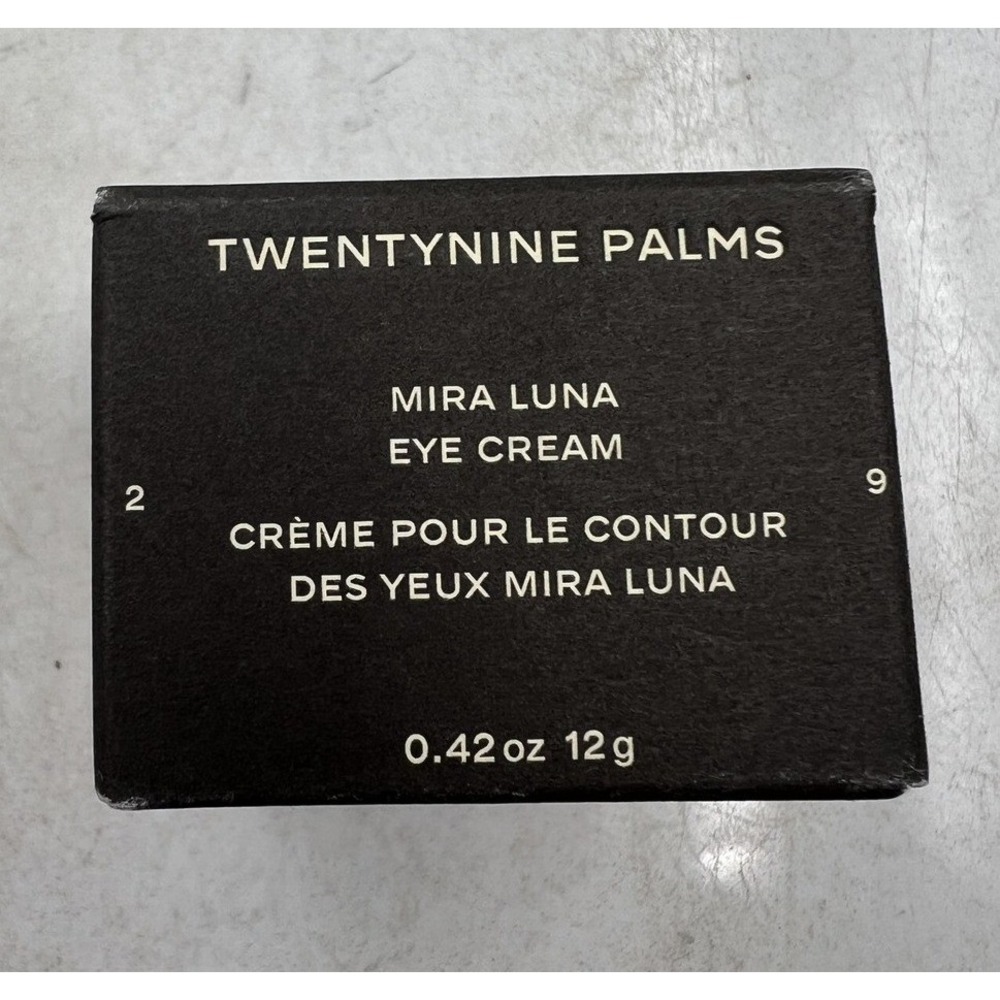 Twentynine Palms Mira Luna Eye Cream 0.2% Retinol Caffeine Squalane 0.42oz 12g